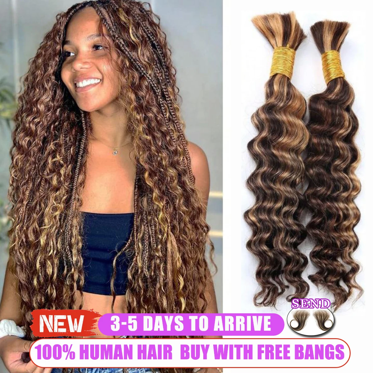 Highlight P27/613 Блондинка 16А Глубокая волна Плетение человеческих волос Необработанные бразильские плетения волос Вьющиеся блики Двойная вытяжка оптом 
Highlight P27/613 Блондинка 16А Глубокая волна Плетение человеческих волос Необработанные бразильские плетения волос Вьющиеся блики Двойная вытяжка оптом