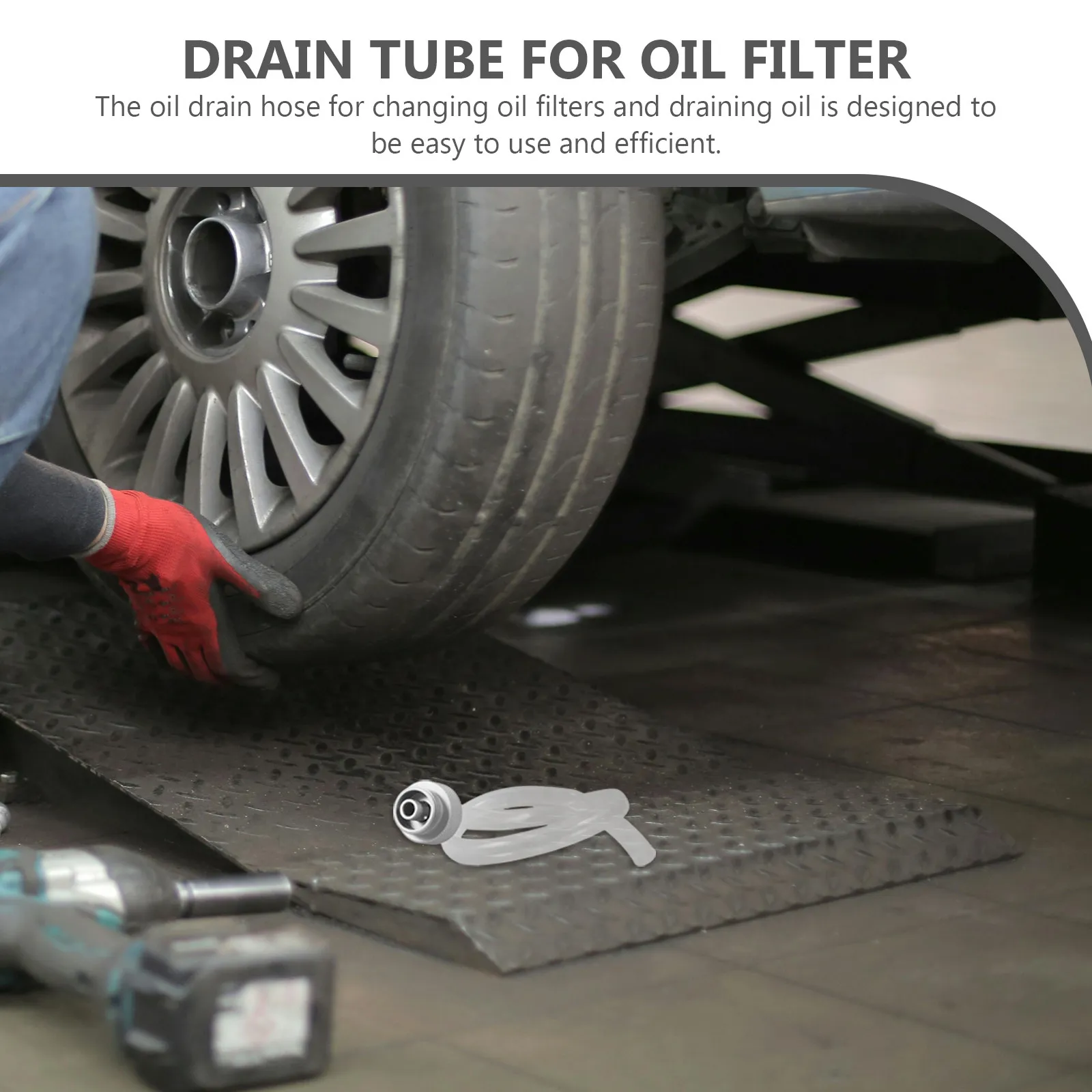 Filter Drain Hose Tool for Oil Filter System Oil Drain Tube Pipe Draining Accessory Car Maintenance Sturdy Deformation Resistant
Filter Drain Hose Tool for Oil Filter System Oil Drain Tube Pipe Draining Accessory Car Maintenance Sturdy Deformation Resistant
