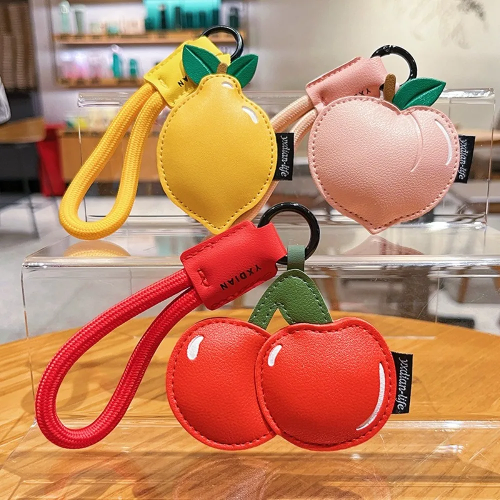 Funny Fruit Cherry Keychain Peach Cartoon PU Leather Bag Pendant Lemon Birthday Gifts Car Keyring Girl/Boy
Funny Fruit Cherry Keychain Peach Cartoon PU Leather Bag Pendant Lemon Birthday Gifts Car Keyring Girl/Boy