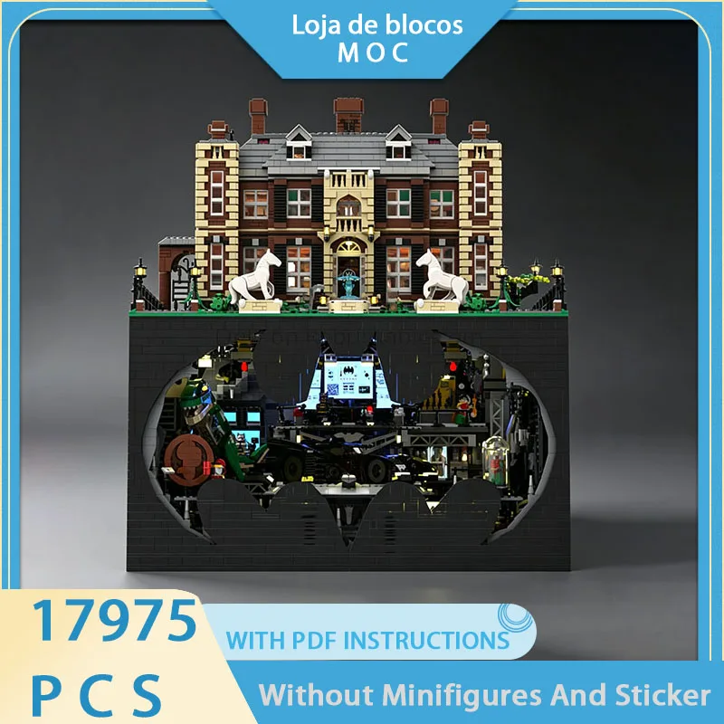 Exquisite New Product MOC Building Blocks Movie Scene Model Wayne Manor Technology Modular Festival Toy DIY Assembly Set
Exquisite New Product MOC Building Blocks Movie Scene Model Wayne Manor Technology Modular Festival Toy DIY Assembly Set