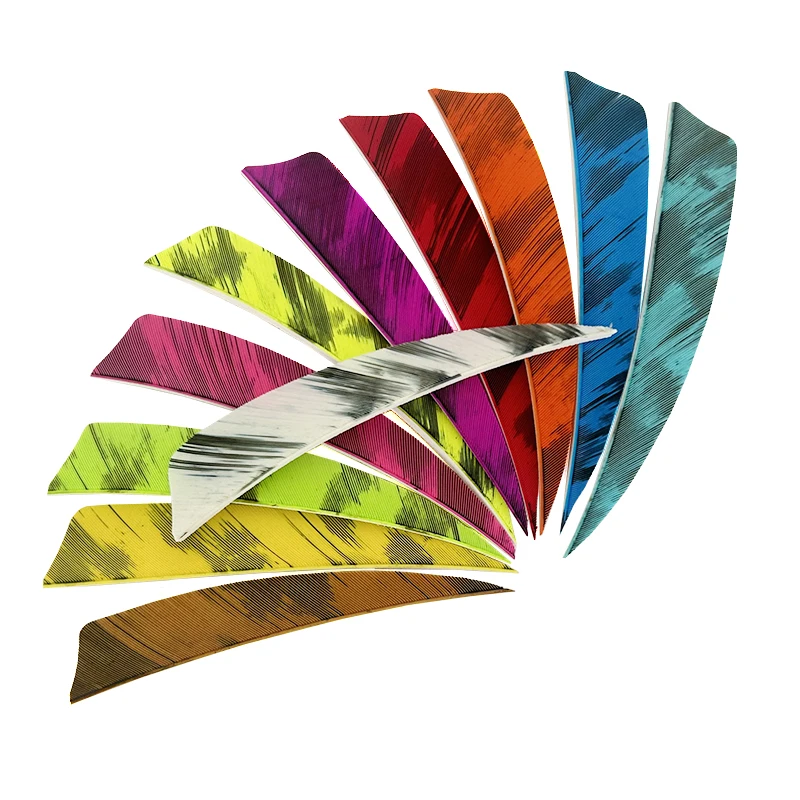 Archery 50Pcs 4Inch Carbon Arrow Fletching Feathers Fletches Right Wing Shield Colorful Turkey Arrow Vanes for Bow Hunting
Archery 50Pcs 4Inch Carbon Arrow Fletching Feathers Fletches Right Wing Shield Colorful Turkey Arrow Vanes for Bow Hunting