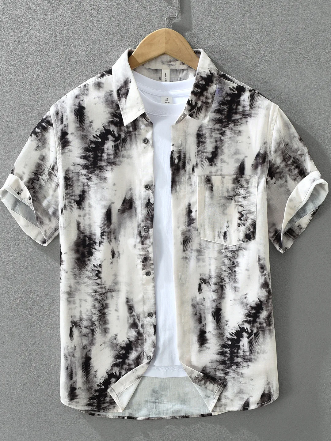 Men's Summer Thin Short Sleeve Shirt Tie Dye Print Casual Breathable Tropical Holiday Style Polyester Loose Fit Streetwear
Men's Summer Thin Short Sleeve Shirt Tie Dye Print Casual Breathable Tropical Holiday Style Polyester Loose Fit Streetwear