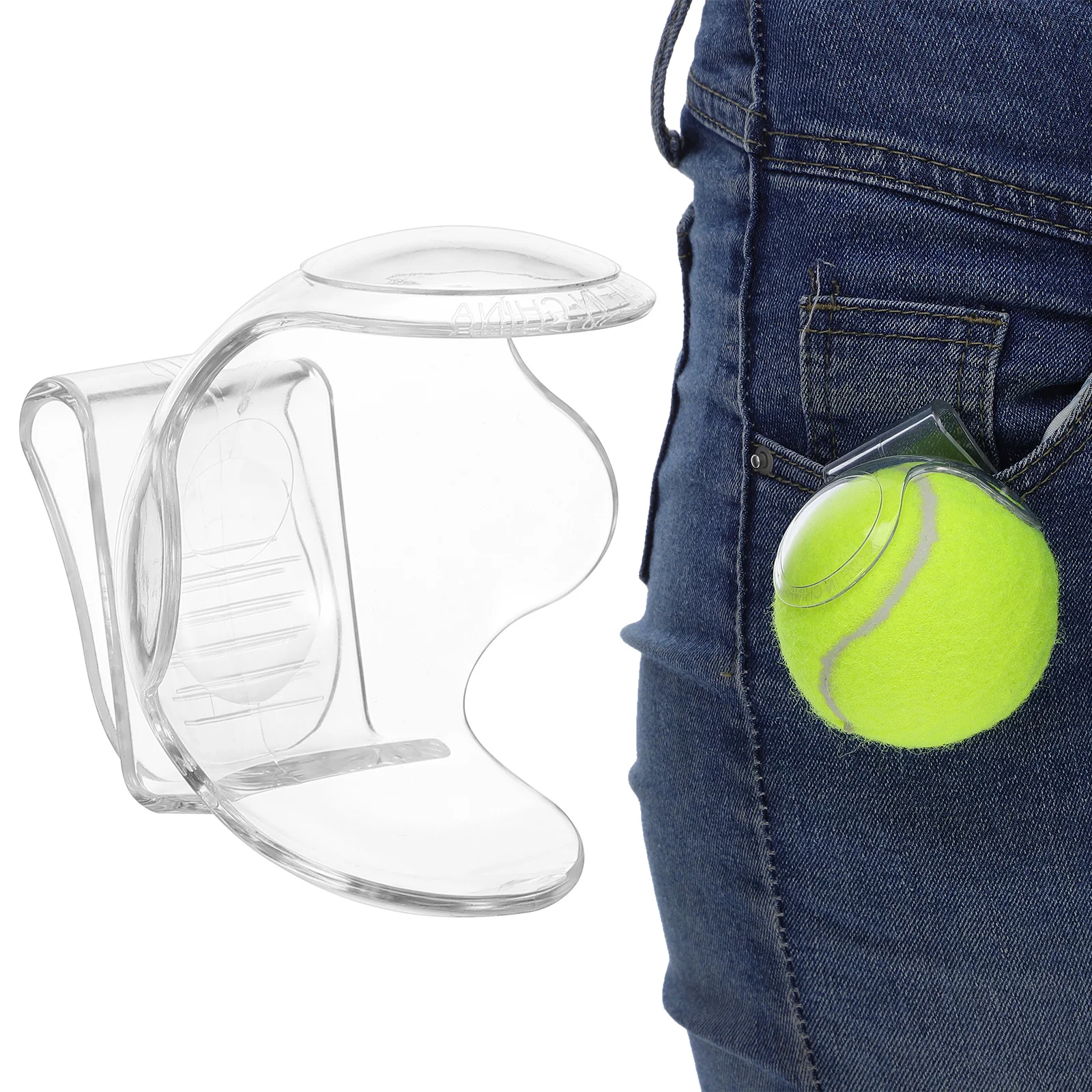 Professional Tennis Clip Ball Waist Holder Transparent Sport Accessory Ball Clamp for Court Training Gear
Professional Tennis Clip Ball Waist Holder Transparent Sport Accessory Ball Clamp for Court Training Gear
