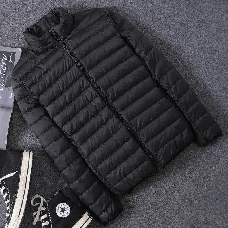 Мужская легкая пуховая хлопковая куртка Jaet, осень-зима Faion Urban Sle с круглым подолом, повседневная застежка-молния, чистый цвет
Мужская легкая пуховая хлопковая куртка Jaet, осень-зима Faion Urban Sle с круглым подолом, повседневная застежка-молния, чистый цвет