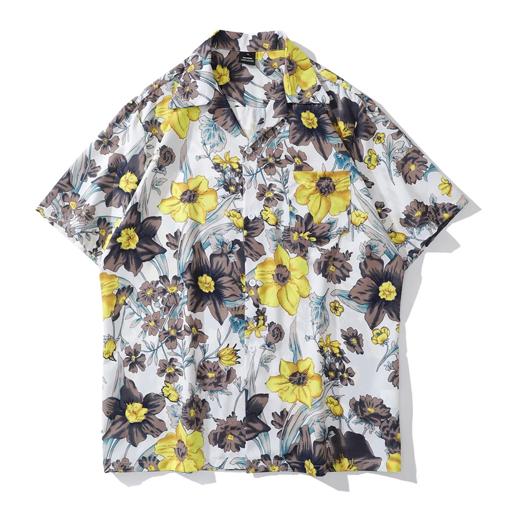 Button Down Vintage Men's Shirts Summer Holiday Beach Shirts for Men Flower Hawaiian Shirts
Button Down Vintage Men's Shirts Summer Holiday Beach Shirts for Men Flower Hawaiian Shirts