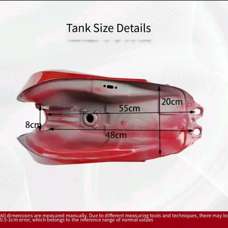Suitable for Motorcycle Parts, Fuel Tank for DY125‑5D, Fuel Tank for DY150‑21H, Yuehu Fuel Tank
Suitable for Motorcycle Parts, Fuel Tank for DY125‑5D, Fuel Tank for DY150‑21H, Yuehu Fuel Tank