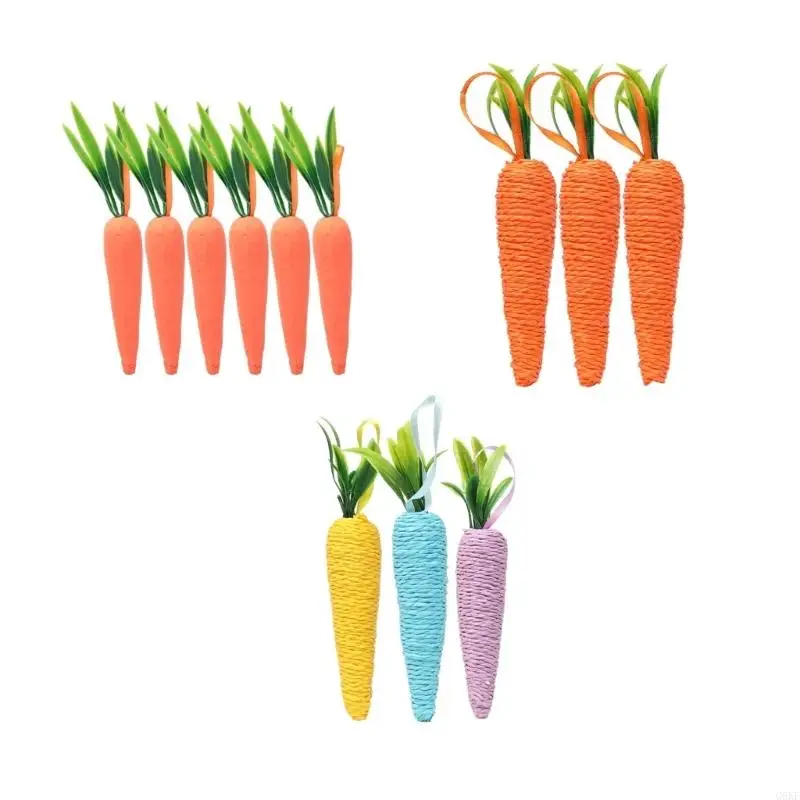 G6KF Easter Carrot Hangings Decors Foams Carrots for Outdoor Use 6pcs/3pcs
G6KF Easter Carrot Hangings Decors Foams Carrots for Outdoor Use 6pcs/3pcs