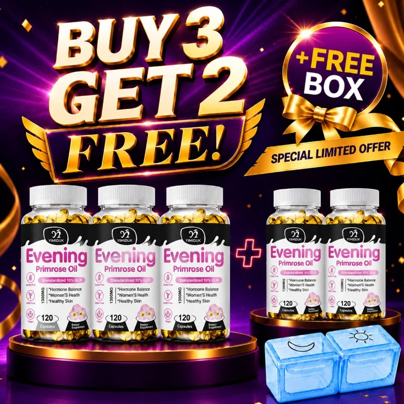 Women's Evening Primrose Oil, with GLA & Natural Lipids, Regulate Hormones, Relieve Discomfort & Promote Radiant Skin
Women's Evening Primrose Oil, with GLA & Natural Lipids, Regulate Hormones, Relieve Discomfort & Promote Radiant Skin