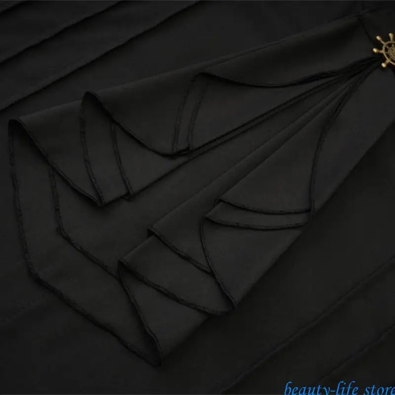 Men Ruffle Collar Shirt Gothic Long Sleeve Top Suitable for Various Occasion 517D
Men Ruffle Collar Shirt Gothic Long Sleeve Top Suitable for Various Occasion 517D
