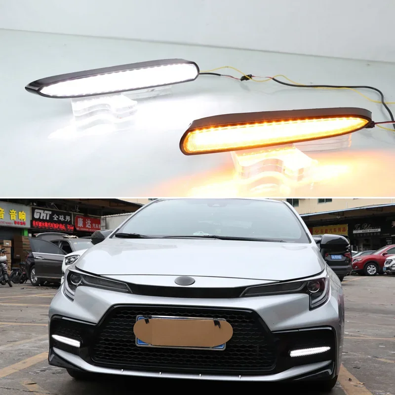 Car LED 12V Daytime Running Lights For Toyota Corolla SE XSE 2019 2020 Yellow Turn Signal Night Blue Running Lamps Car Foglamps
Car LED 12V Daytime Running Lights For Toyota Corolla SE XSE 2019 2020 Yellow Turn Signal Night Blue Running Lamps Car Foglamps