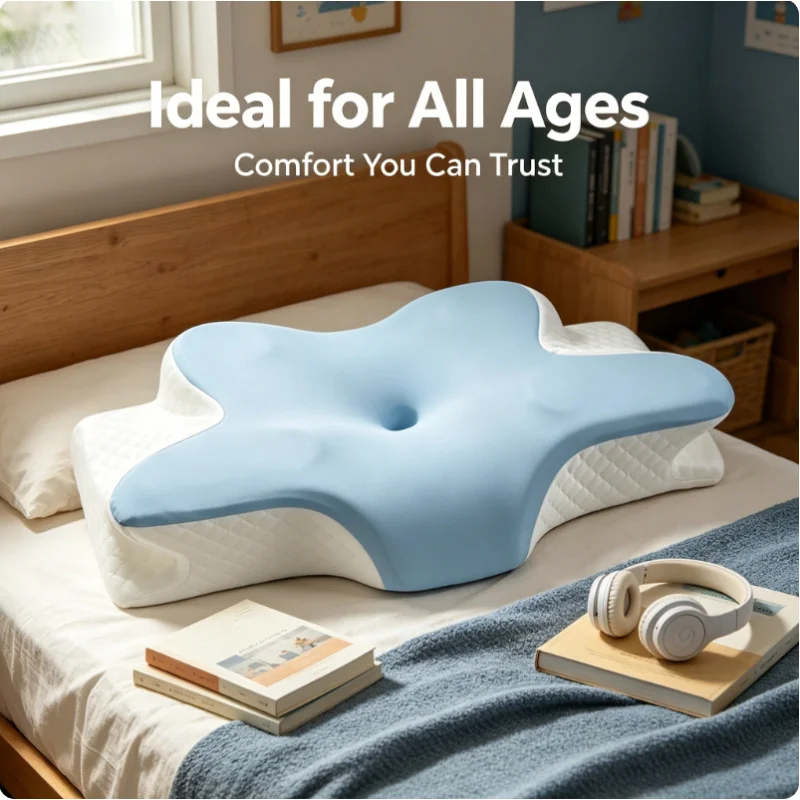 Slow Rebound Memory Cotton Butterfly Pillow Summer Cooling Cervical Support Pillow Comfortable Home Sleeping Neck Pillow
Slow Rebound Memory Cotton Butterfly Pillow Summer Cooling Cervical Support Pillow Comfortable Home Sleeping Neck Pillow