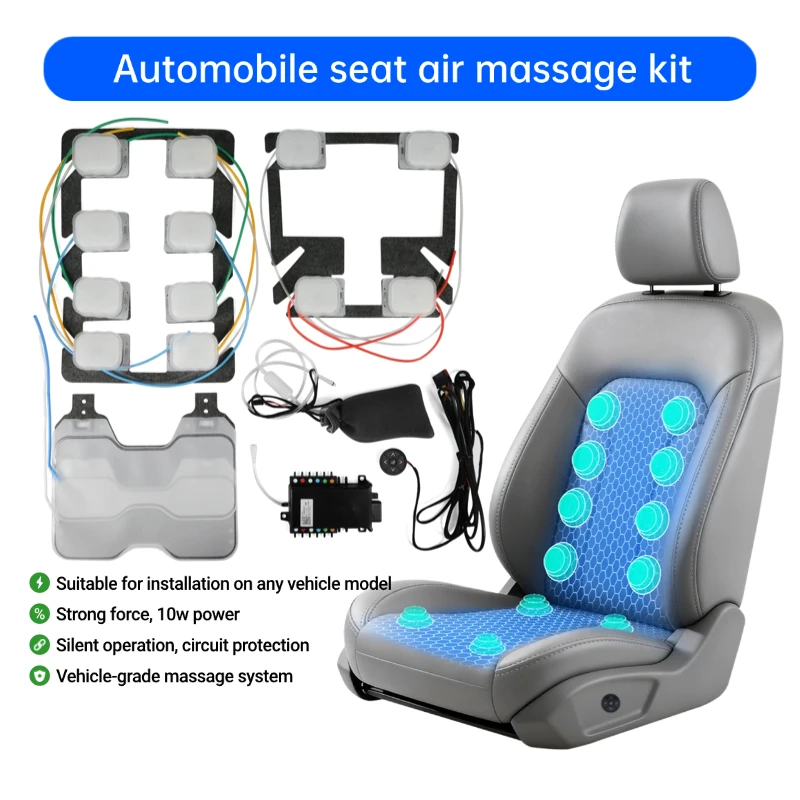 Built-in Car Seat Massage Kit 12 Point Pneumatic Massage Lumbar Support System For Long Distance Comfortable Driving
Built-in Car Seat Massage Kit 12 Point Pneumatic Massage Lumbar Support System For Long Distance Comfortable Driving