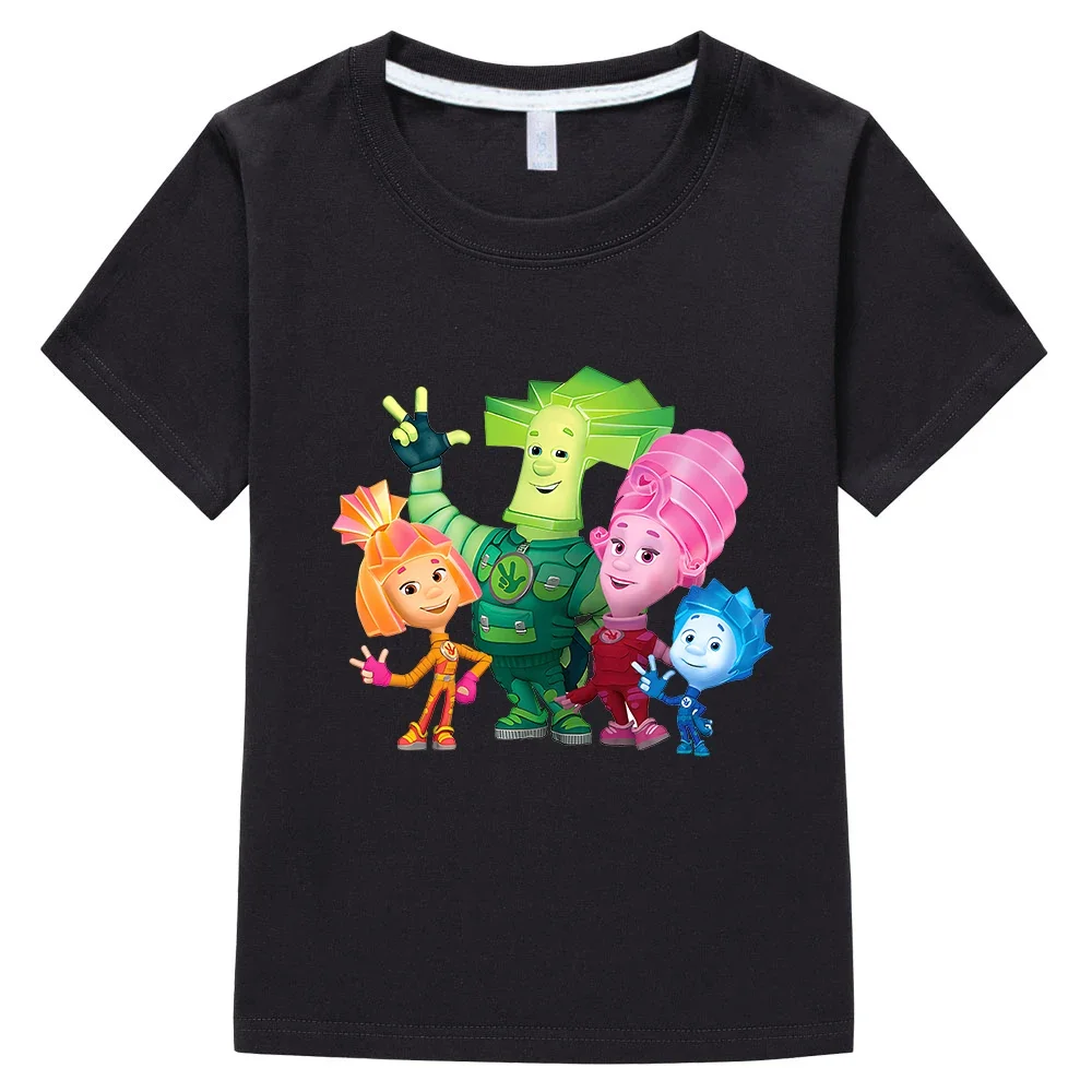100% Cotton New Children Clothing Girls Russian Cartoon The Fixies T Shirt Funny Baby Boys Summer Tops Short Sleeve Kids T-shirt
100% Cotton New Children Clothing Girls Russian Cartoon The Fixies T Shirt Funny Baby Boys Summer Tops Short Sleeve Kids T-shirt