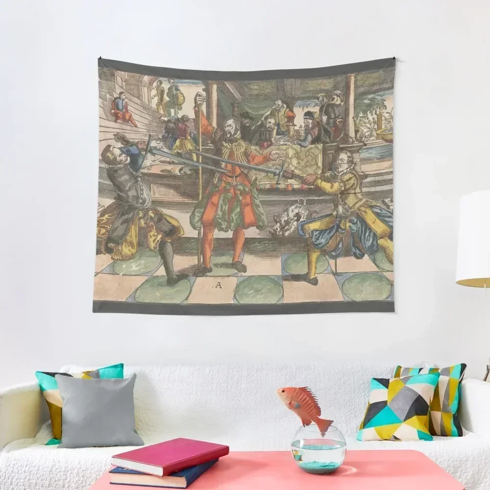 Joachim Meyer Medieval Sword Master HEMA Tapestry Home Decorations Room Design Tapestry
Joachim Meyer Medieval Sword Master HEMA Tapestry Home Decorations Room Design Tapestry
