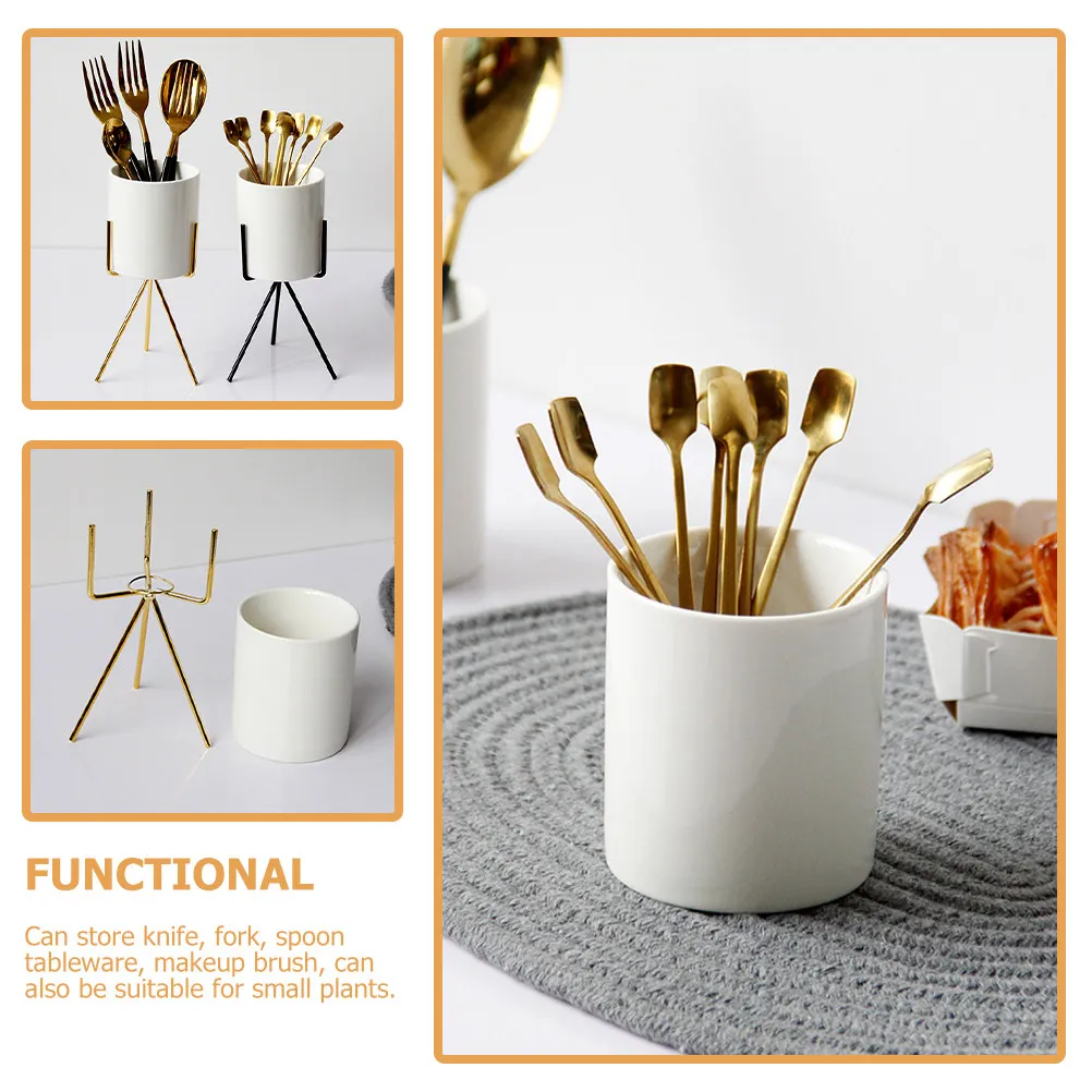 Chopstick Box Ceramic Utensil Holder Kitchen Accessory for Storing Forks Spoons Knives Makeup Brushes Small Plants Display
Chopstick Box Ceramic Utensil Holder Kitchen Accessory for Storing Forks Spoons Knives Makeup Brushes Small Plants Display