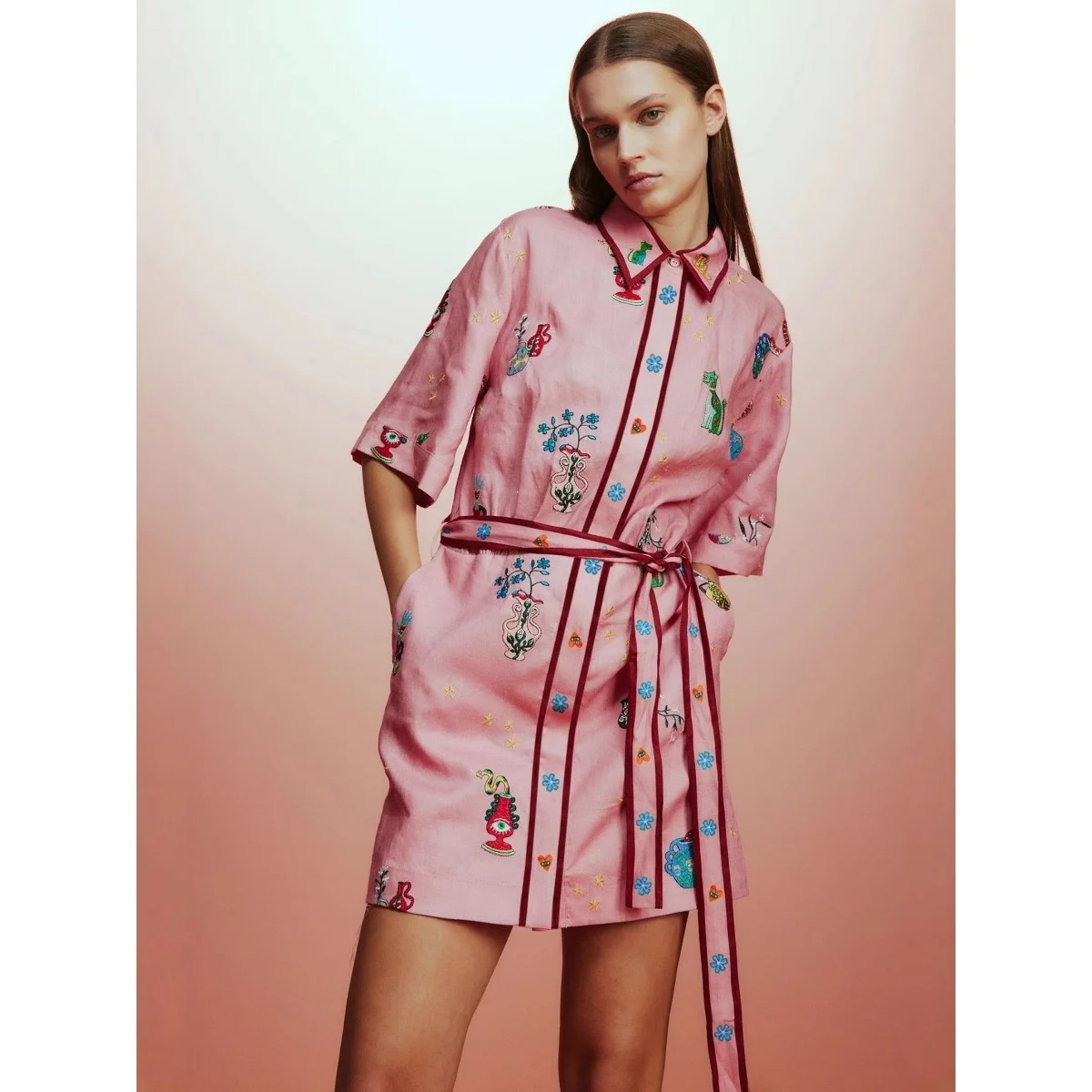 Casual Fashion Linen Shirt Cardigan Elegant Versatile Dress Cross-Border 2024 New Independent Station Women's Clothing
Casual Fashion Linen Shirt Cardigan Elegant Versatile Dress Cross-Border 2024 New Independent Station Women's Clothing