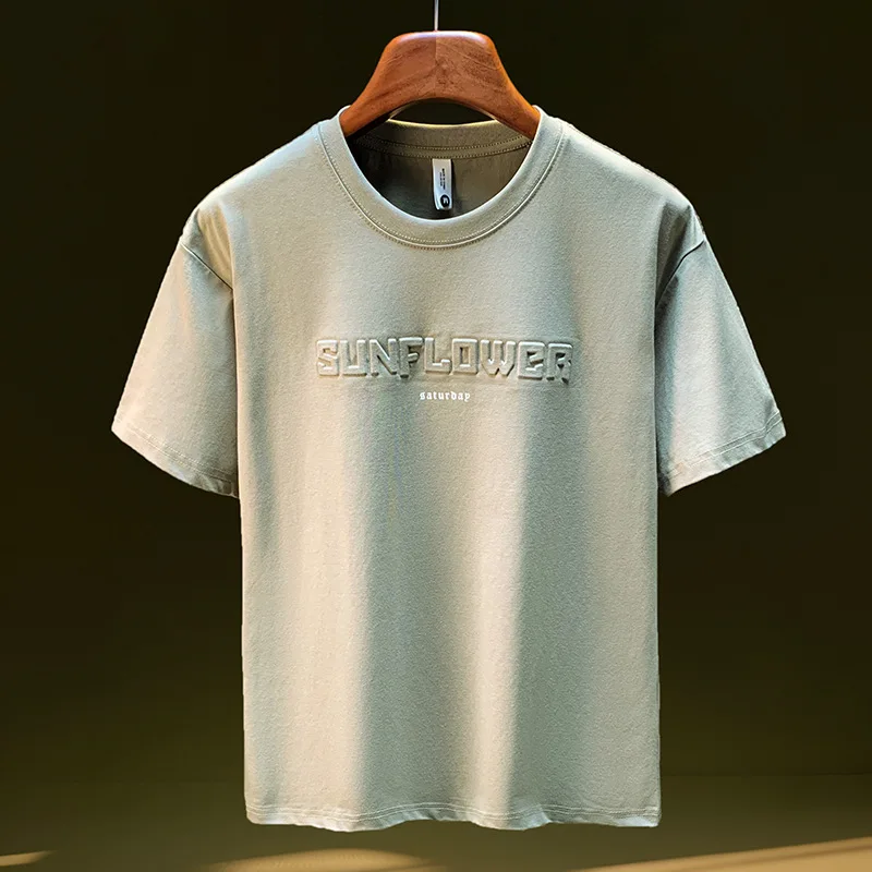 Short sleeved T-shirt men's summer 2025 new American fashion brand T-shirt large loose five quarter sleeved top
Short sleeved T-shirt men's summer 2025 new American fashion brand T-shirt large loose five quarter sleeved top