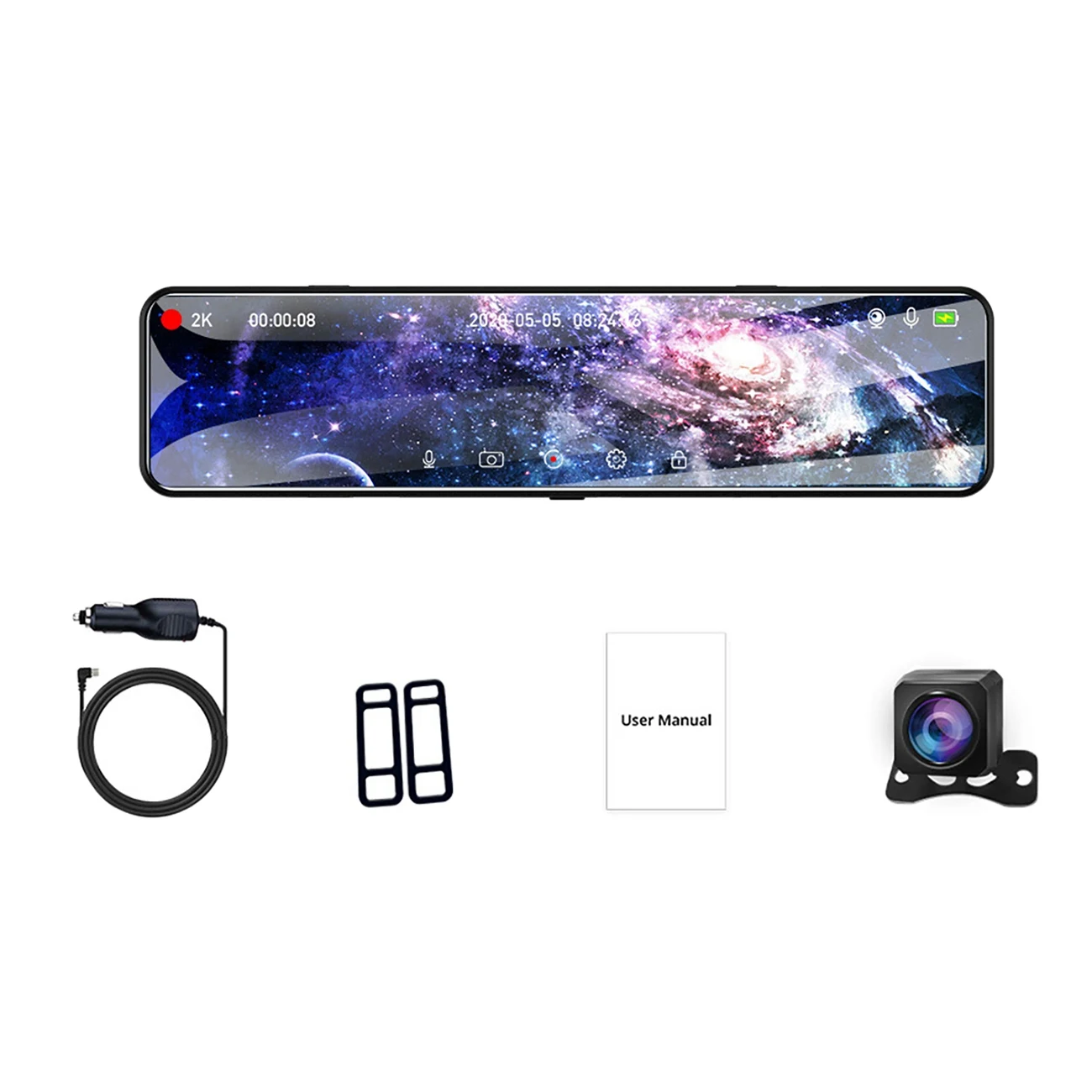 Car DVR 2K+1080P Car Dvr Car Dashcam 12Inch Stream Media Rear View Mirror Camera GPS Driving Recorder
Car DVR 2K+1080P Car Dvr Car Dashcam 12Inch Stream Media Rear View Mirror Camera GPS Driving Recorder
