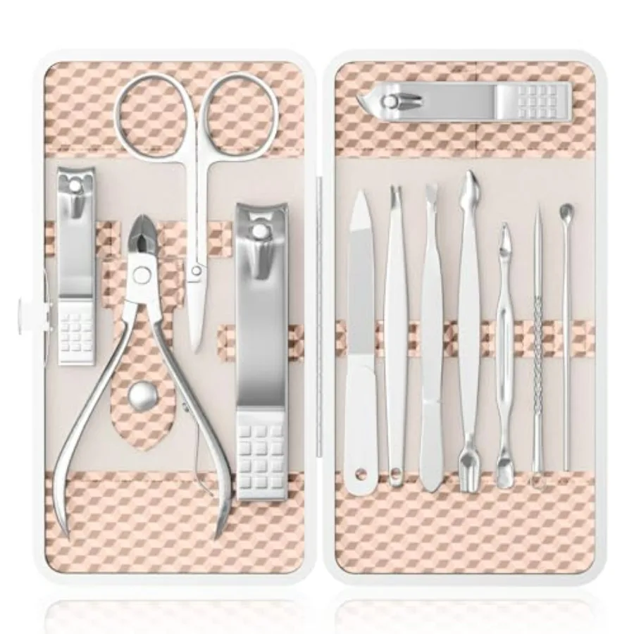ZIZZON Professional Nail Care kit Manicure Grooming Set with Travel Case
ZIZZON Professional Nail Care kit Manicure Grooming Set with Travel Case