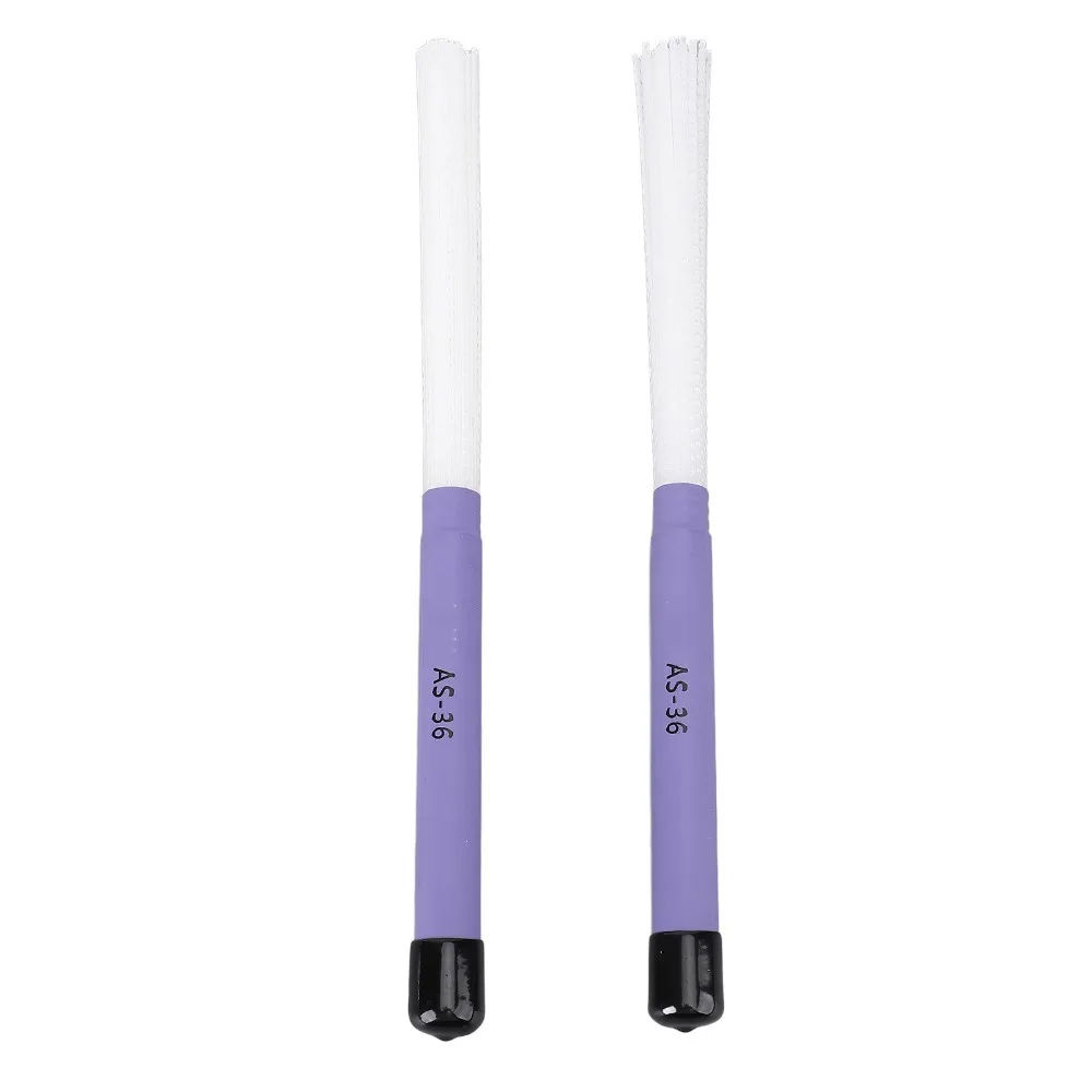 Slick Handle Drum Brush Nylon Telescopic Bristle Lightweight Nylon Drum Slap Tones White Purple/White Orange
Slick Handle Drum Brush Nylon Telescopic Bristle Lightweight Nylon Drum Slap Tones White Purple/White Orange