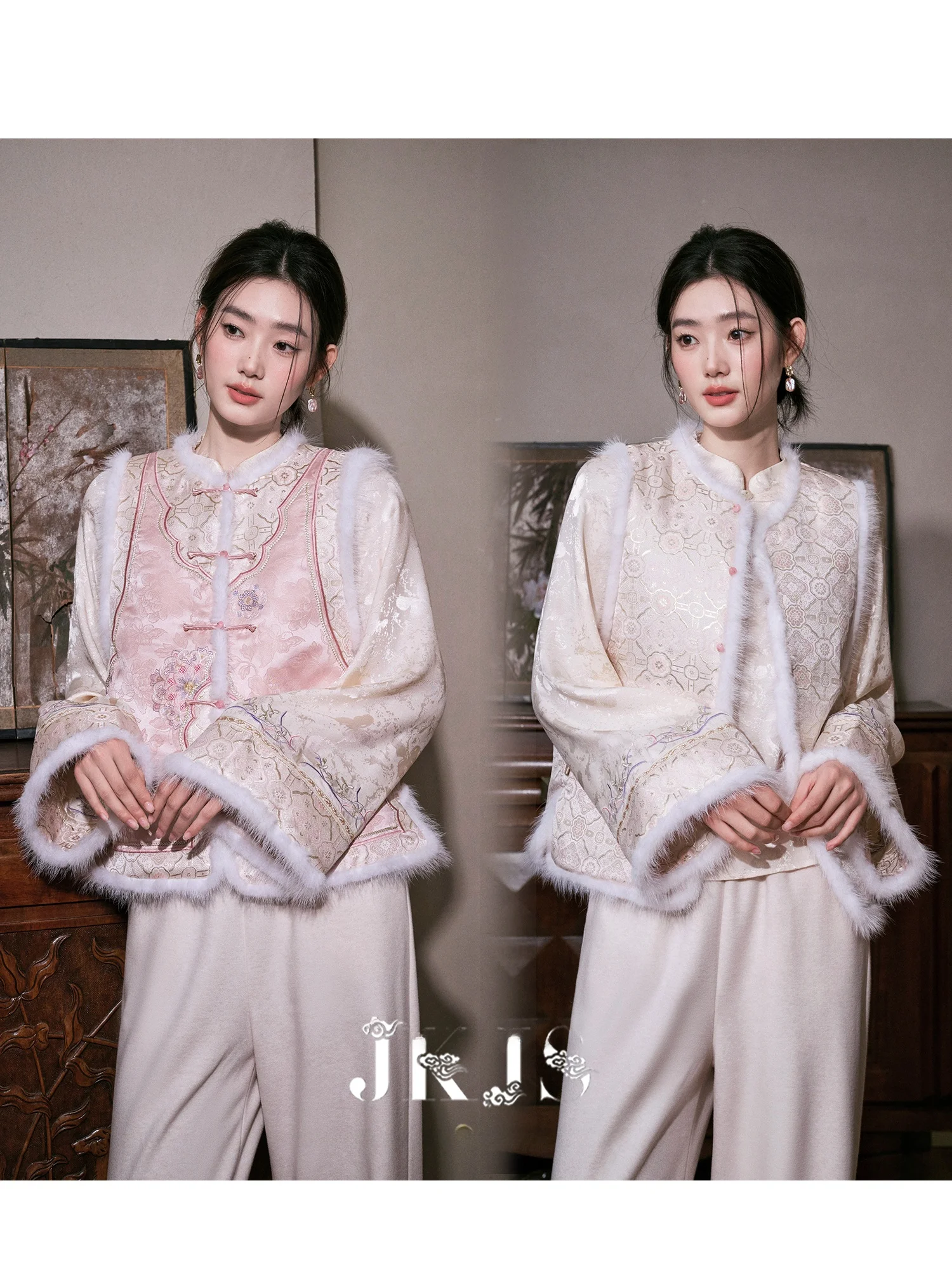 Двусторонний жилет из меха норки, женская верхняя одежда, зимняя хлопковая куртка, новый китайский стиль, вышитый жилет из полиэстера
Двусторонний жилет из меха норки, женская верхняя одежда, зимняя хлопковая куртка, новый китайский стиль, вышитый жилет из полиэстера