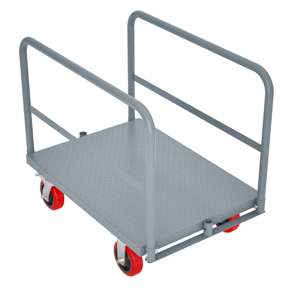 Heavy Duty Steel Panel Truck,2000lbs,6"Swivel Brake Casters,3Side Handrails(36"x24")
Heavy Duty Steel Panel Truck,2000lbs,6"Swivel Brake Casters,3Side Handrails(36"x24")