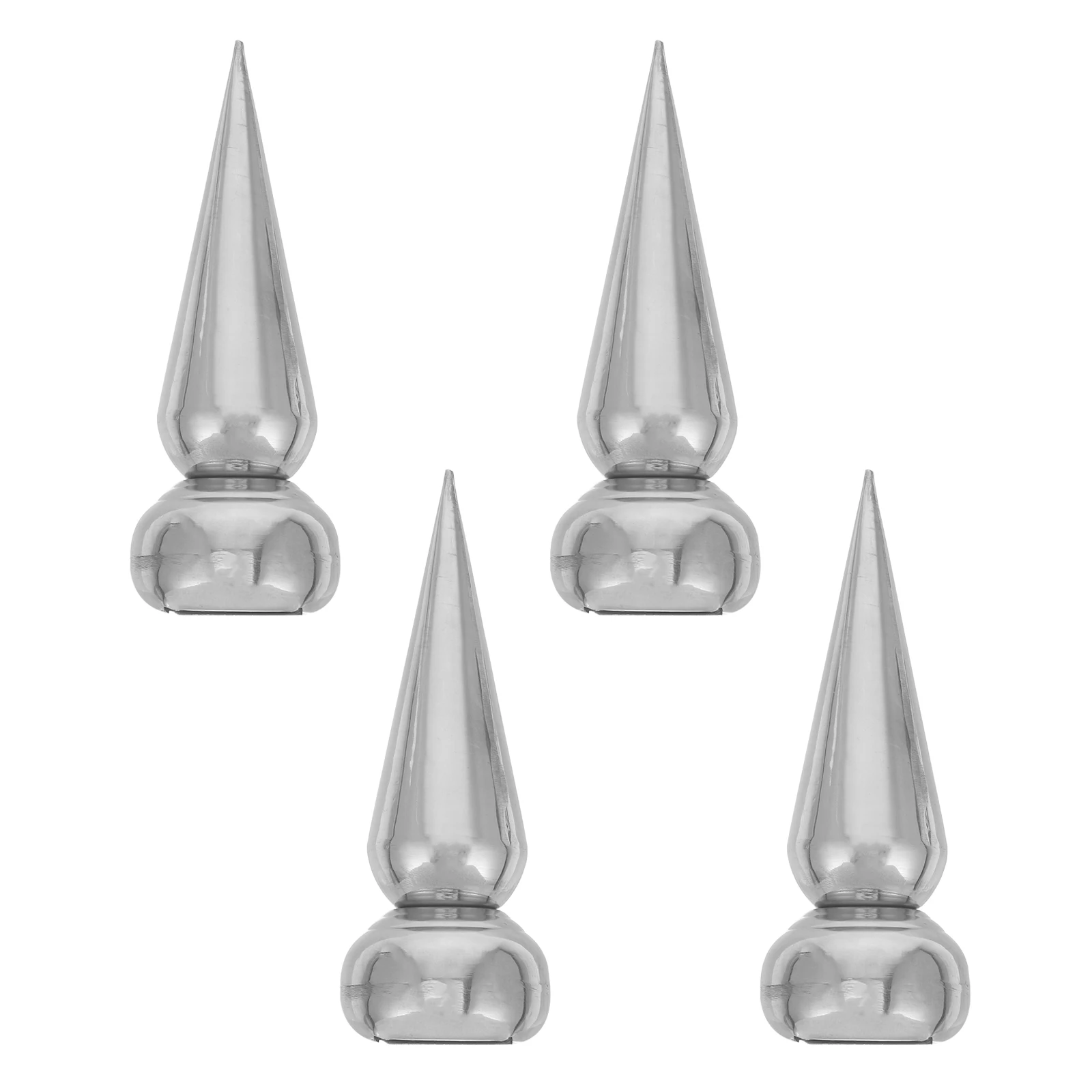 4pcs Stainless Steel Conical Toppers Decorative Finials for 25mm Square Tube Railings Garden Yard Decoration Finial for Iron
4pcs Stainless Steel Conical Toppers Decorative Finials for 25mm Square Tube Railings Garden Yard Decoration Finial for Iron