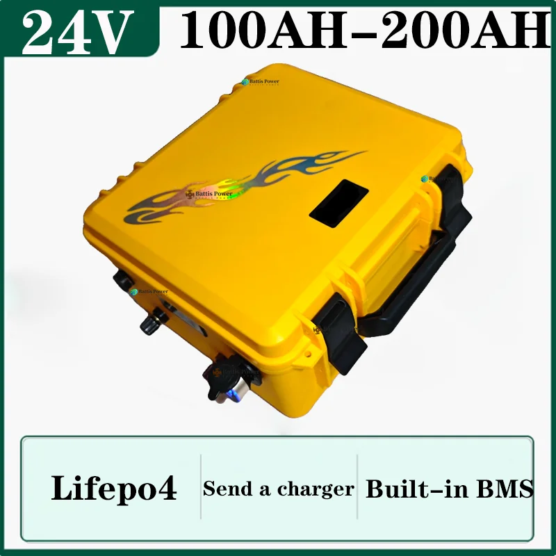 24V 100Ah 120AH 150AH 200AH Lifepo4 lithium battery pack bluetooth BMS for Outdoor fishing boat solar propeller
24V 100Ah 120AH 150AH 200AH Lifepo4 lithium battery pack bluetooth BMS for Outdoor fishing boat solar propeller