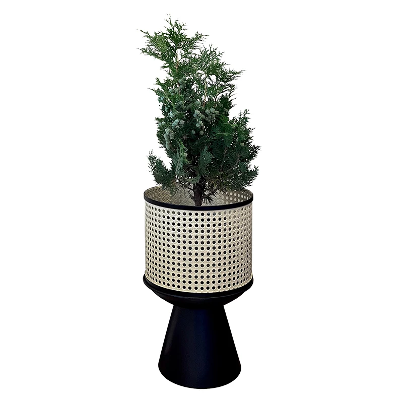 Cream wind living room flower stand imitation rattan retro indoor floor pot stand, Japanese and Nordic potted plant decorative
Cream wind living room flower stand imitation rattan retro indoor floor pot stand, Japanese and Nordic potted plant decorative
