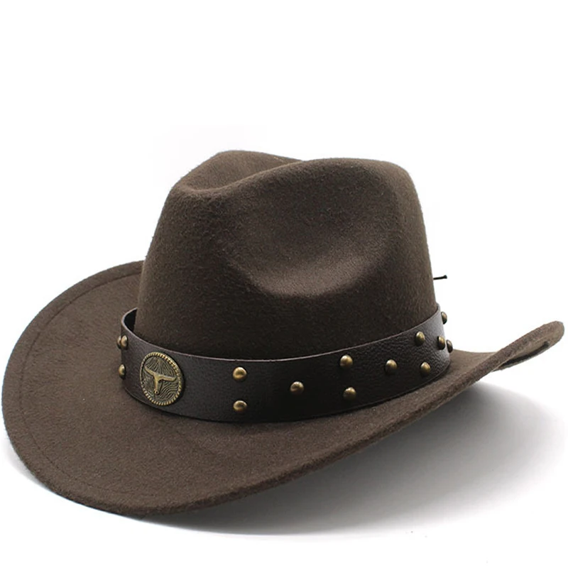 big Size New Coffe Western Cowboy Hats for Men and Women Jazz Cocked Cowboy Hat Belt Accessories Big Brim Panama knight Hat
big Size New Coffe Western Cowboy Hats for Men and Women Jazz Cocked Cowboy Hat Belt Accessories Big Brim Panama knight Hat
