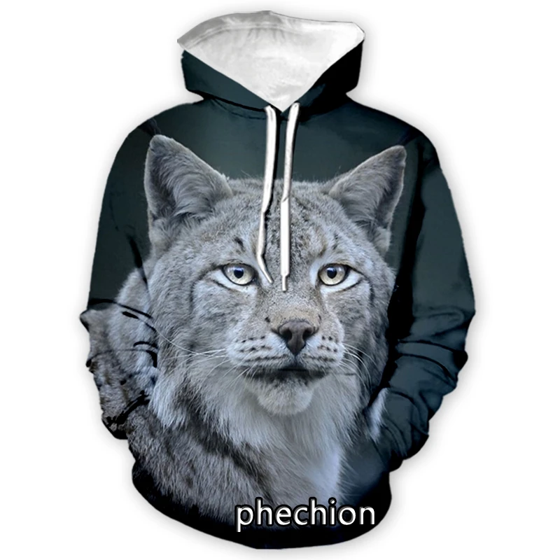 phechion New Fashion Men/Women Animal Eurasian Lynx 3D Print Long Sleeve Hoodies Casual Hoodies Men Loose Sporting Pullover A24
phechion New Fashion Men/Women Animal Eurasian Lynx 3D Print Long Sleeve Hoodies Casual Hoodies Men Loose Sporting Pullover A24