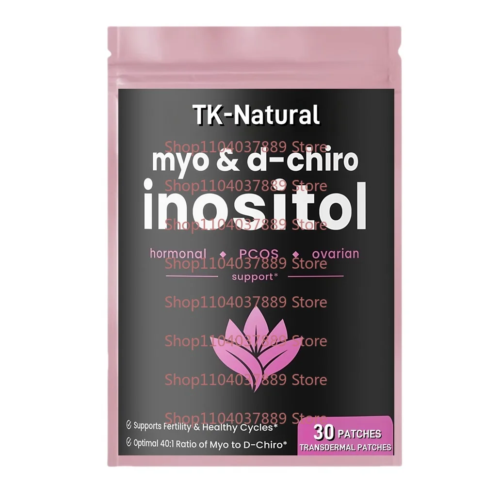 30 Patches Myo-Inositol & D-Chiro Inositol Transdermal Patches for Hormone Balance - Ovarian Support Vitamins for Women
30 Patches Myo-Inositol & D-Chiro Inositol Transdermal Patches for Hormone Balance - Ovarian Support Vitamins for Women