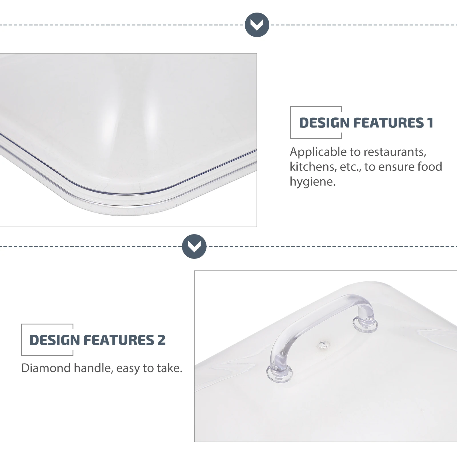 Acrylic Food Cover Cake Dome Dessert Protector Transparent Table Cover Insect Proof Freshness Sealed Kitchen Dining Tool Square
Acrylic Food Cover Cake Dome Dessert Protector Transparent Table Cover Insect Proof Freshness Sealed Kitchen Dining Tool Square