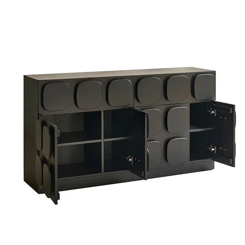 Living Room Entrance Cabinet Designer Drawer-Style Mid-Ancient Black Combination Chest of Drawers
Living Room Entrance Cabinet Designer Drawer-Style Mid-Ancient Black Combination Chest of Drawers