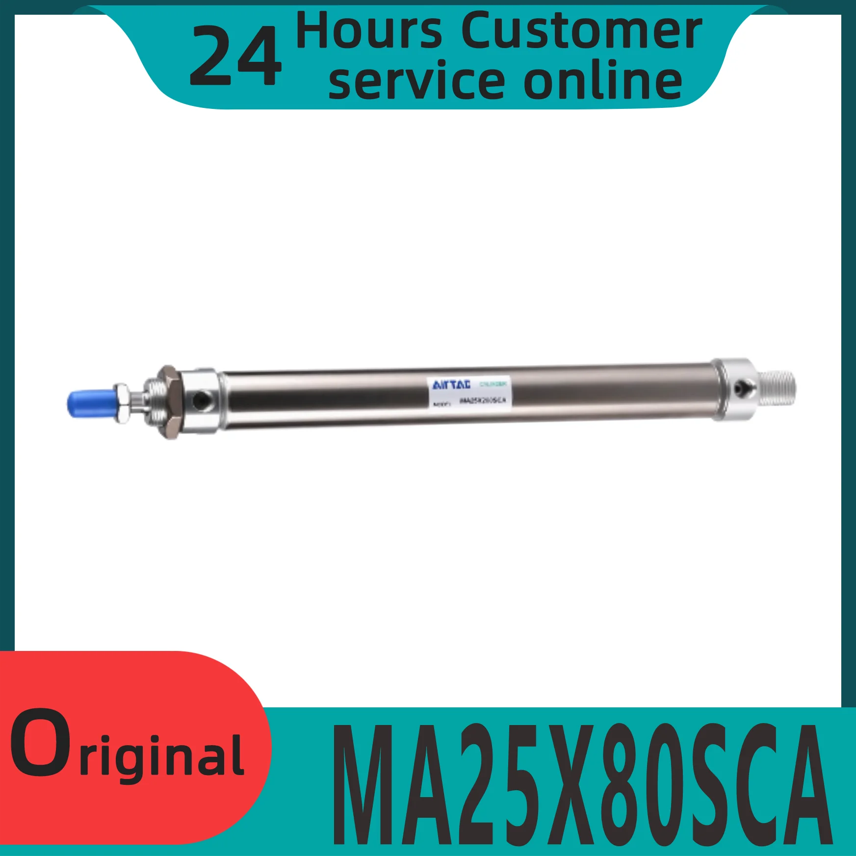 Brand new original stainless steel mini cylinder MA25X80SCA MA25X100SCA MA25X125SCA MA25X150SCA
Brand new original stainless steel mini cylinder MA25X80SCA MA25X100SCA MA25X125SCA MA25X150SCA