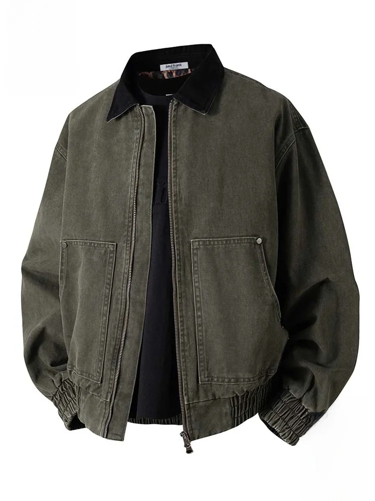 Мужская куртка Paul Frank свободного кроя из чистого хлопка с воротником, осенняя повседневная верхняя одежда в американском стиле, с принтом обезьяны Large Mouth Monkey
Мужская куртка Paul Frank свободного кроя из чистого хлопка с воротником, осенняя повседневная верхняя одежда в американском стиле, с принтом обезьяны Large Mouth Monkey