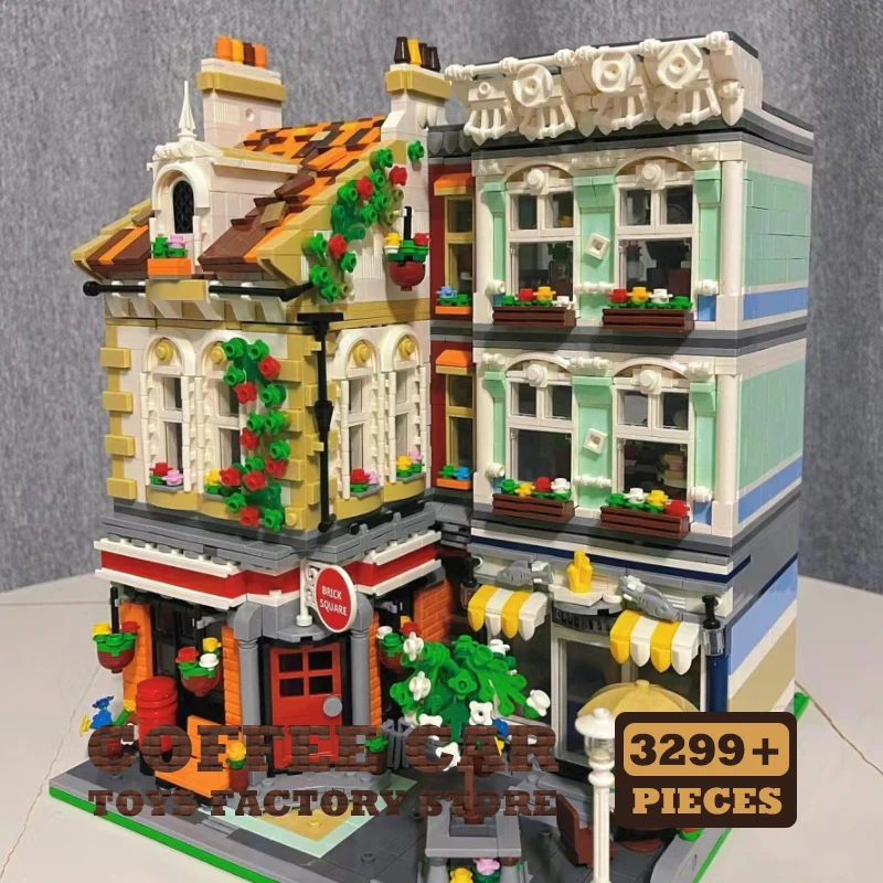 Creative City Square Micro Blocks Toys 3299Pcs Post Office MOC Building Bricks Street View Store Model DIY Adult Children Gifts
Creative City Square Micro Blocks Toys 3299Pcs Post Office MOC Building Bricks Street View Store Model DIY Adult Children Gifts