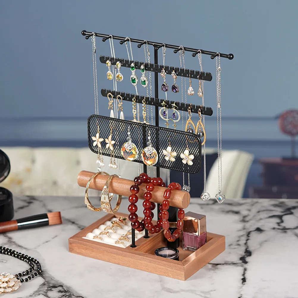 Multi-Layer Jewelry Storage Rack Necklace Organizer Vintage Earring Holder Ring Display Stand Desktop Jewelry Holder Organizer
Multi-Layer Jewelry Storage Rack Necklace Organizer Vintage Earring Holder Ring Display Stand Desktop Jewelry Holder Organizer