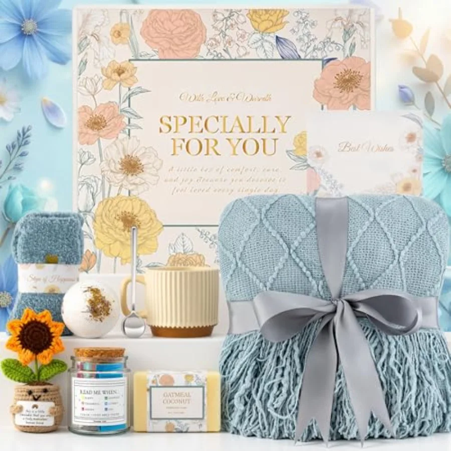 Get Well Soon Gifts Baskets for Women Spa Self Care Gifts Thinking of You Gift Relaxing Sunflower Gift Basket for Her Friends B
Get Well Soon Gifts Baskets for Women Spa Self Care Gifts Thinking of You Gift Relaxing Sunflower Gift Basket for Her Friends B
