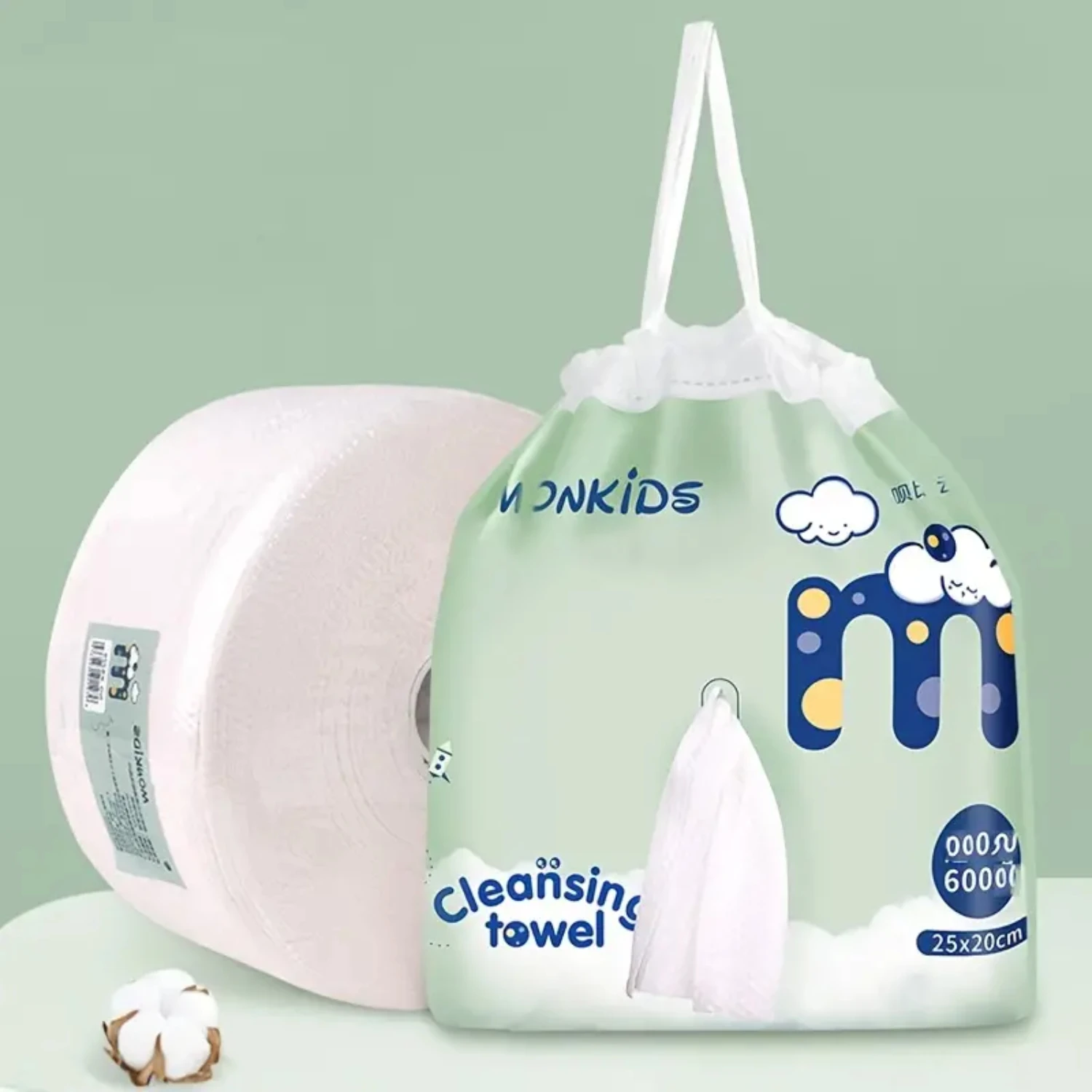 Soft, thick disposable facial towel made of cotton non-woven material for dry and wet use. Absorbent and durable, this gentle cl
Soft, thick disposable facial towel made of cotton non-woven material for dry and wet use. Absorbent and durable, this gentle cl