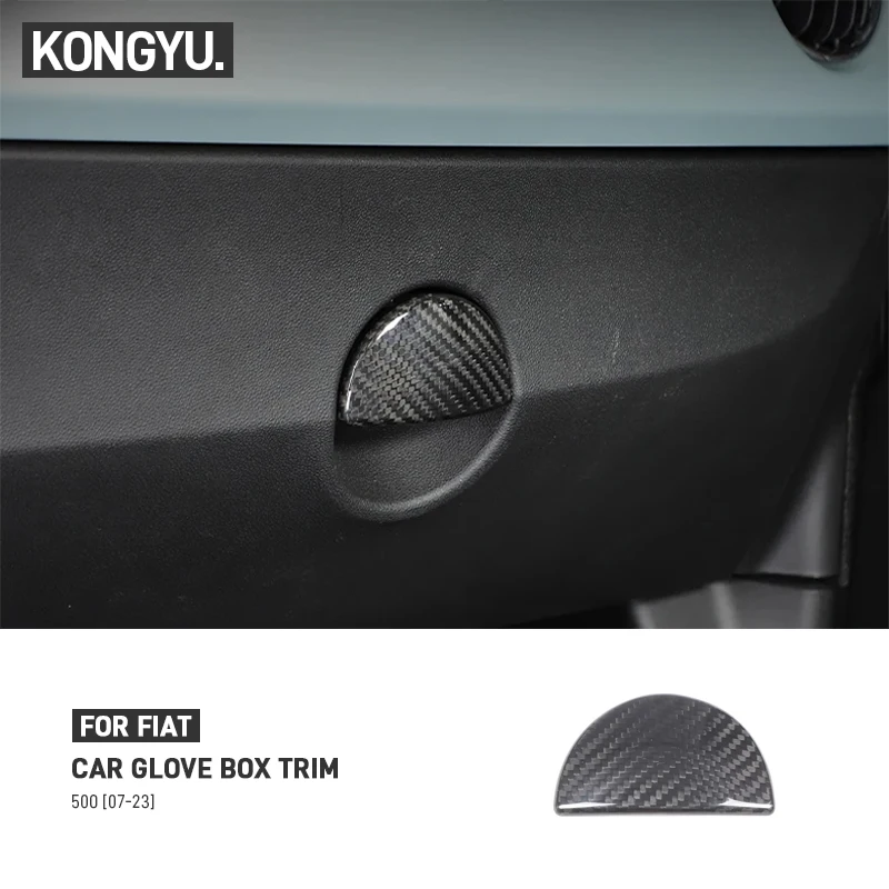 Real Carbon Fiber For Fiat 500 2007-2023 Car Co-Pilot Glove Box Switch Trim Cover Decoration Sticker Interior Accessories
Real Carbon Fiber For Fiat 500 2007-2023 Car Co-Pilot Glove Box Switch Trim Cover Decoration Sticker Interior Accessories
