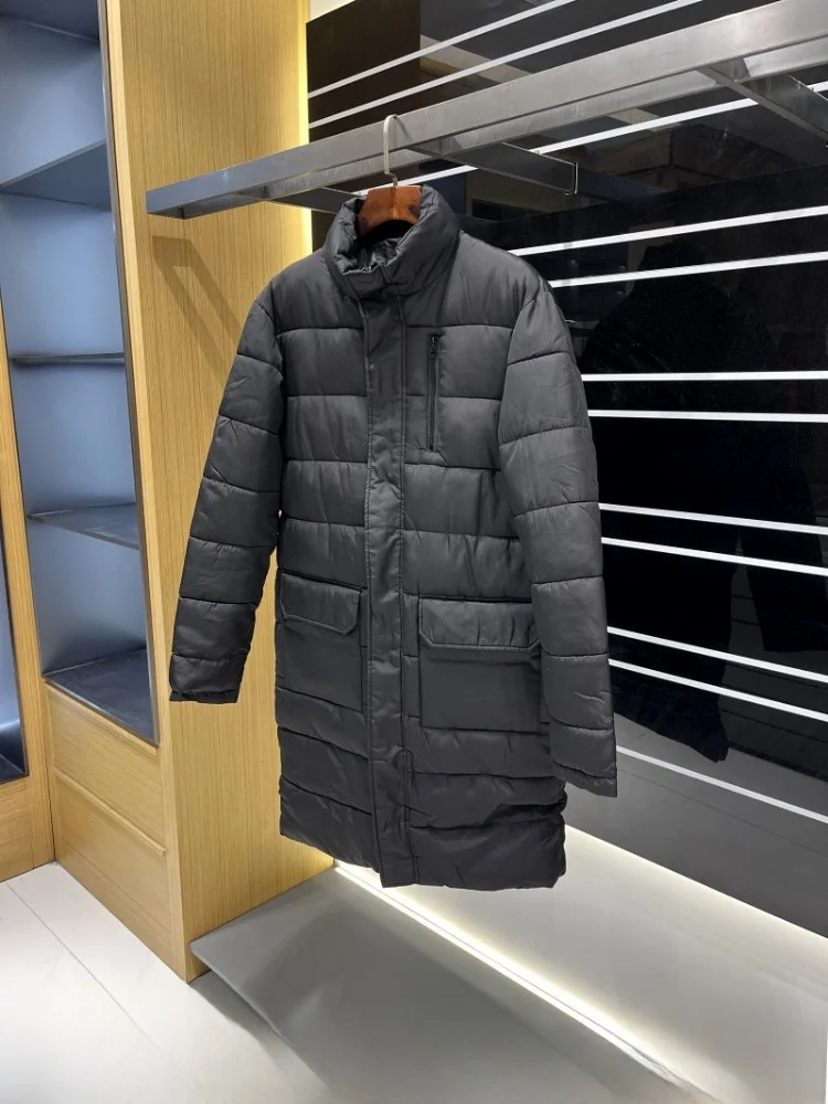 Briti Sle Winter Casual Cotton Jaet Men's Windproof Faionable Stand Collar Mid-Length Warm Windproof Cotton Coat
Briti Sle Winter Casual Cotton Jaet Men's Windproof Faionable Stand Collar Mid-Length Warm Windproof Cotton Coat