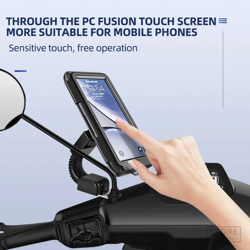 Mobile Phone Holder Bicycle Adjustable Waterproof Universal Motorcycle Scooter Handlebar Case Mounting Bracket
Mobile Phone Holder Bicycle Adjustable Waterproof Universal Motorcycle Scooter Handlebar Case Mounting Bracket