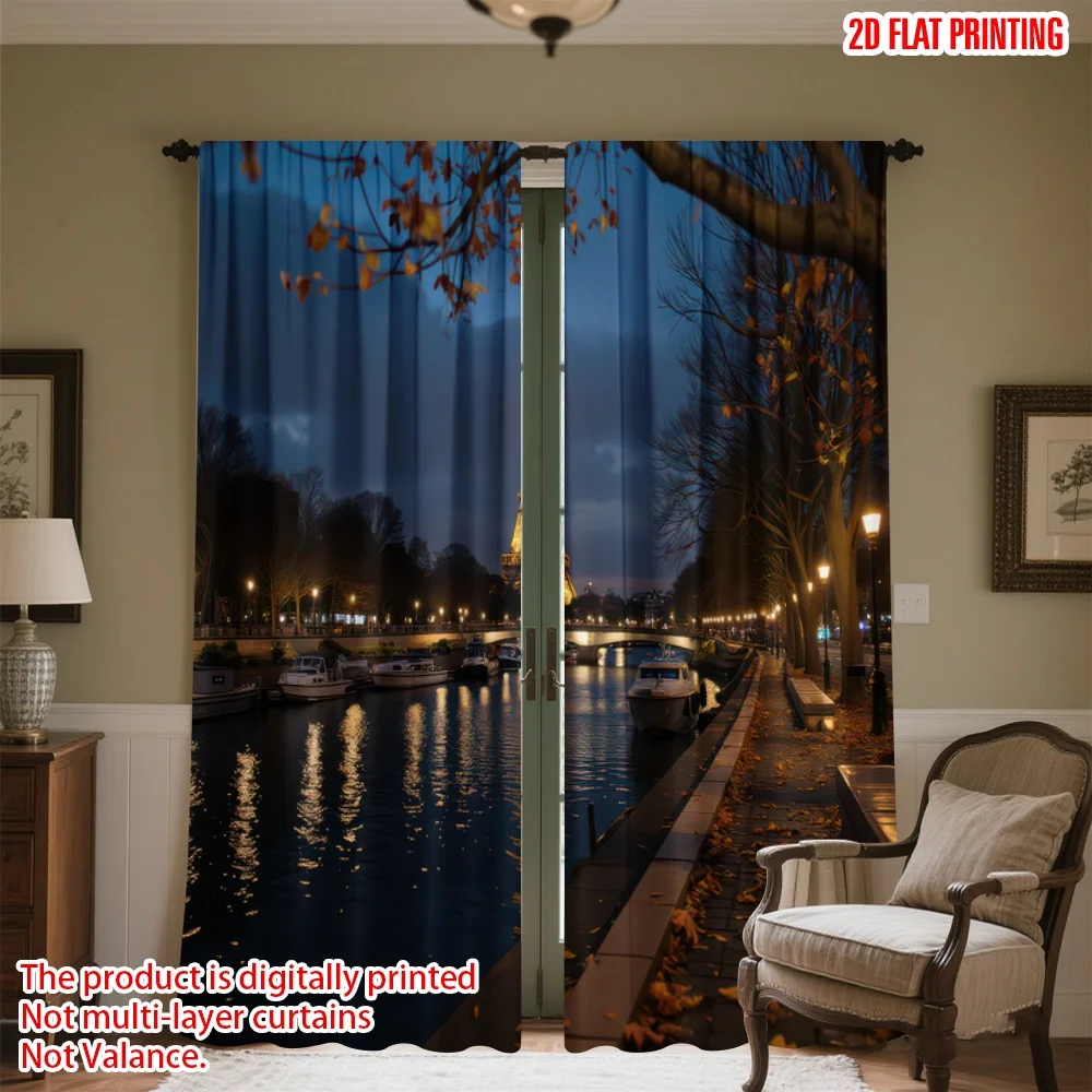 2D flat printing 2pcs Curtain Eiffel Tower at Night Digital Printed Polyester Drapes Festive Curtains Perfect for Parties and
2D flat printing 2pcs Curtain Eiffel Tower at Night Digital Printed Polyester Drapes Festive Curtains Perfect for Parties and