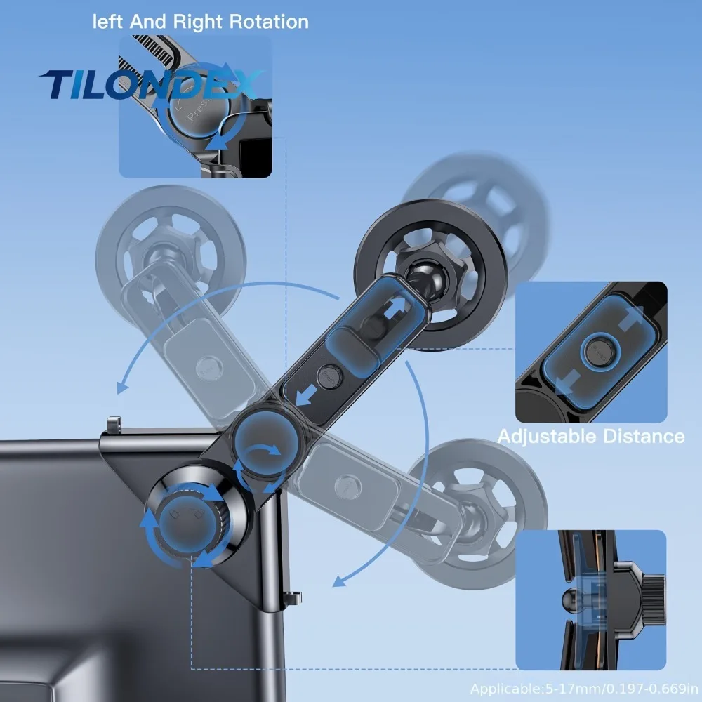 TILONDEX Car Phone Mount for Tesla Model 3 And Y Auto-Locking Clip Accessory New Energy Electric Vehicle Display Stand
TILONDEX Car Phone Mount for Tesla Model 3 And Y Auto-Locking Clip Accessory New Energy Electric Vehicle Display Stand