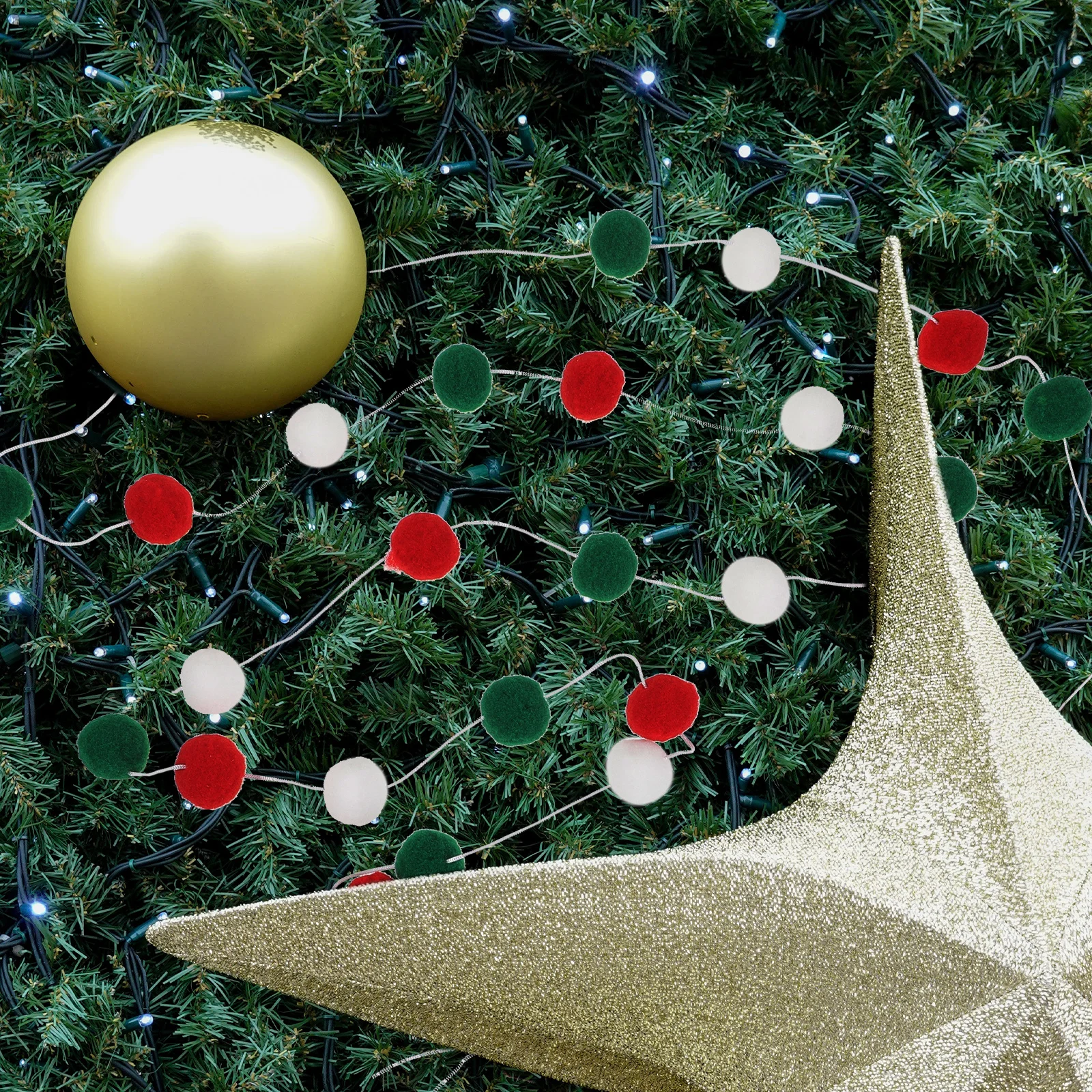 Party Christmas Ball String Ornaments Decor Decorations Children's Room Hairball Bedroom Garland
Party Christmas Ball String Ornaments Decor Decorations Children's Room Hairball Bedroom Garland