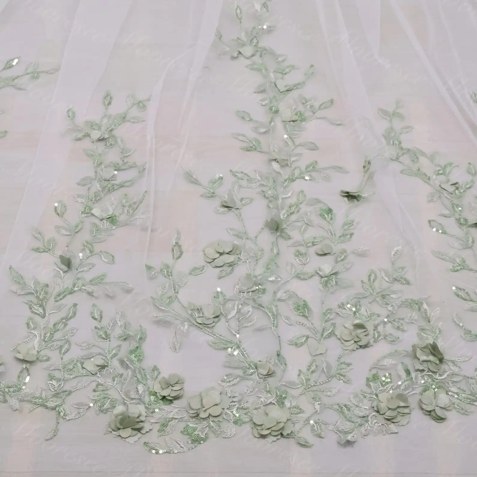 Embroidered Green Flower Bridal Veil Sequins Leaf Tip Wedding Veil Fairy Beach Cathedral Handmade Custom Length Style
Embroidered Green Flower Bridal Veil Sequins Leaf Tip Wedding Veil Fairy Beach Cathedral Handmade Custom Length Style
