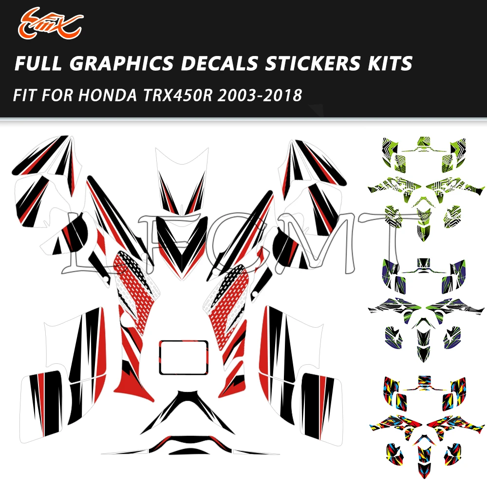 Наклейки-графика для полного обвеса квадроцикла Honda TRX450R TRX 450R Fourtrax TRX 450 R 2003-2018 2017 2016 2015
Наклейки-графика для полного обвеса квадроцикла Honda TRX450R TRX 450R Fourtrax TRX 450 R 2003-2018 2017 2016 2015