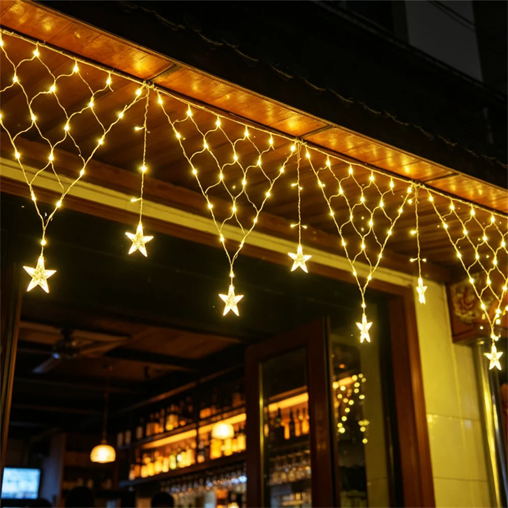 New Net Curtain Lights Solar 8Modes Fairy String Light Garland Festival Christmas Decoration New Year Wedding Party
New Net Curtain Lights Solar 8Modes Fairy String Light Garland Festival Christmas Decoration New Year Wedding Party