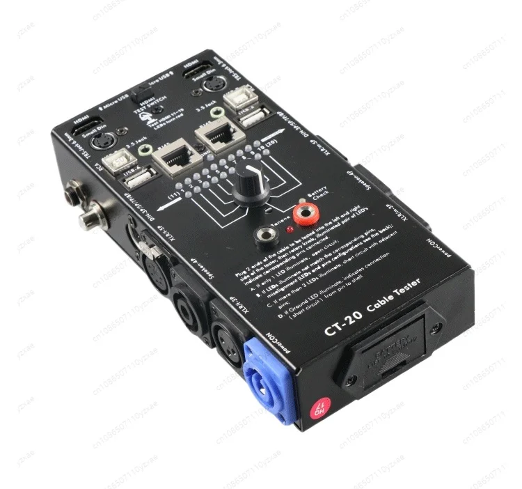 CT-88 Detachable Cable Tester for XLR & HDMI, Auto-Scan Audio Video Signal Tracer, Multi-Function
CT-88 Detachable Cable Tester for XLR & HDMI, Auto-Scan Audio Video Signal Tracer, Multi-Function